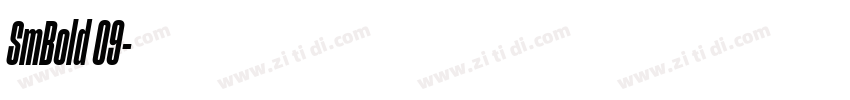 SmBold 09字体转换
